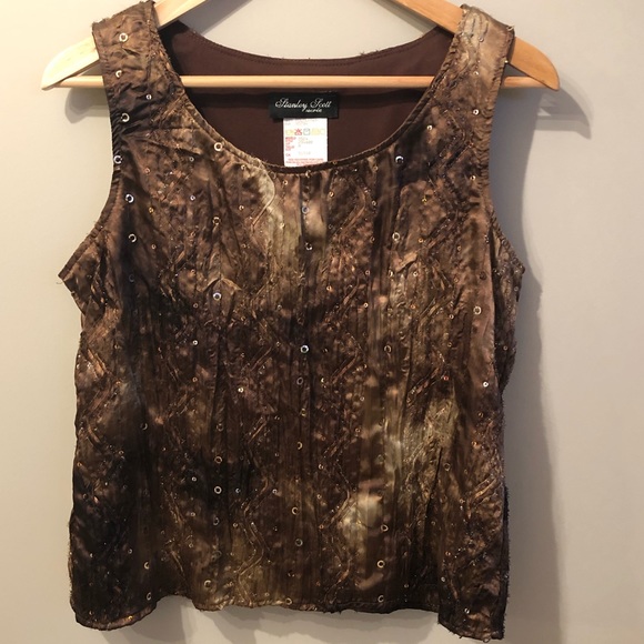 Sparkly Brown Top - Picture 8 of 8